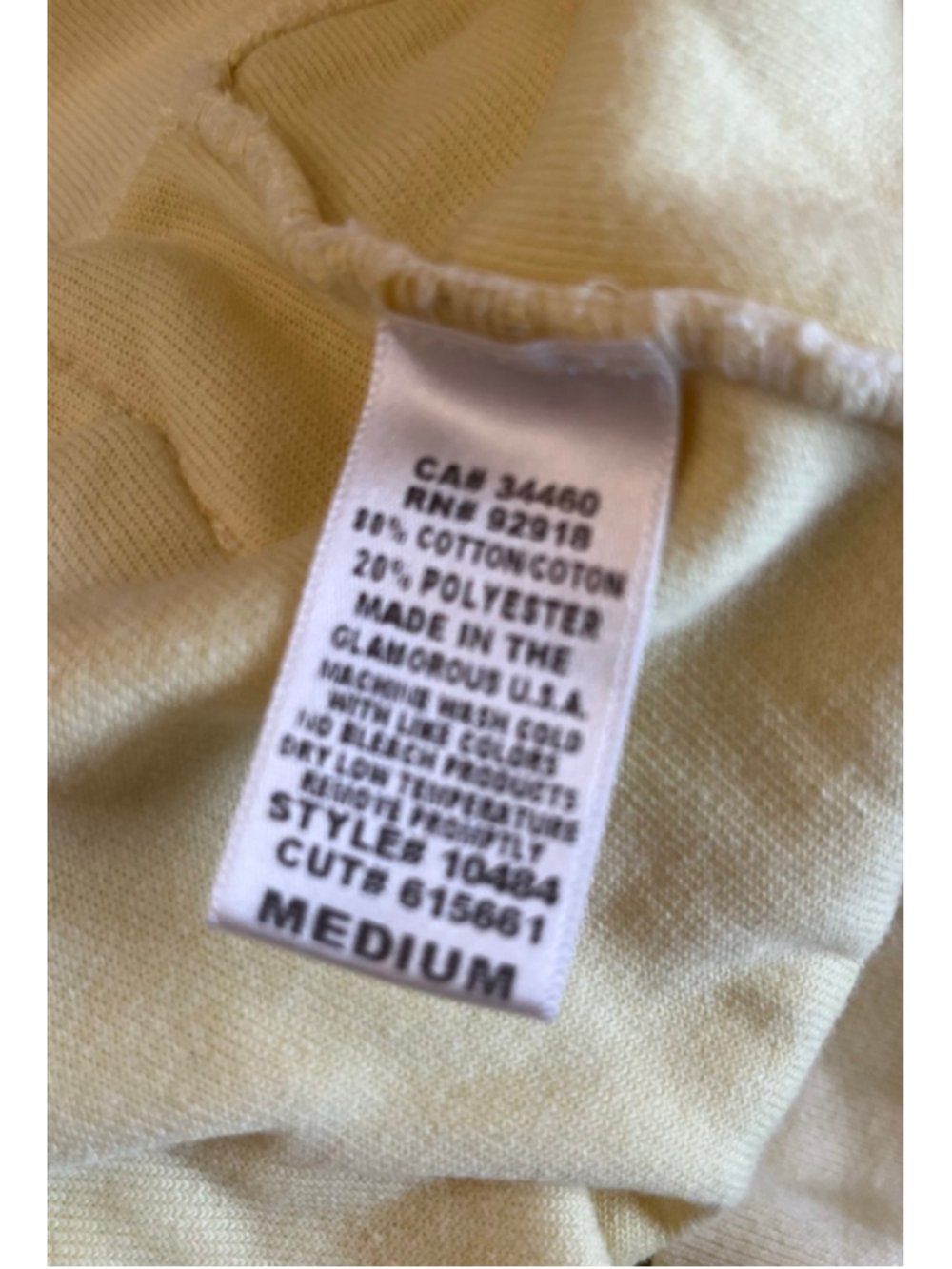 Juicy Couture Yellow Classic Full-Zip Hoodie Top M - Picture 4 of 6